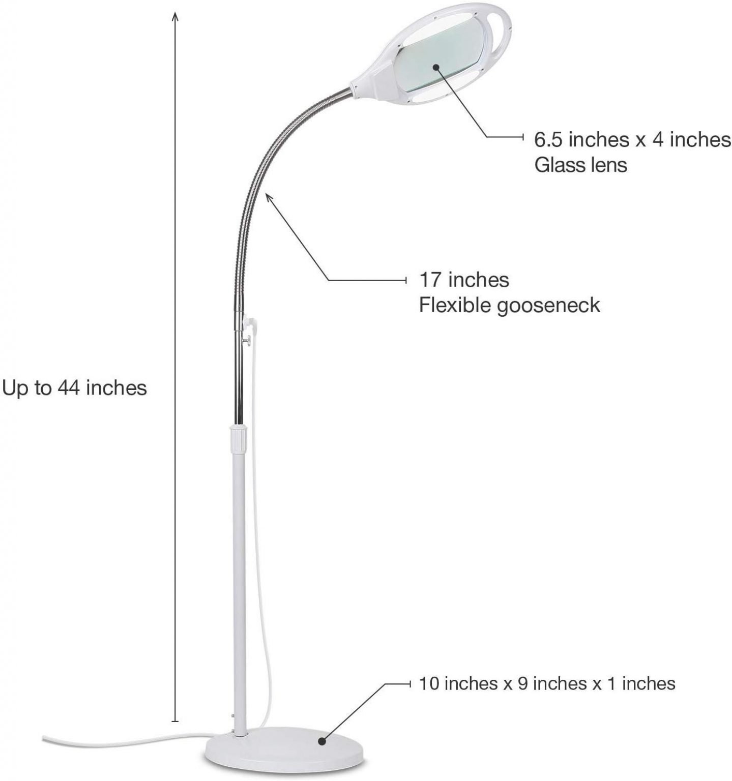 Brightech LightView Pro LED Magnifying Floor Lamp - Sew Homegrown