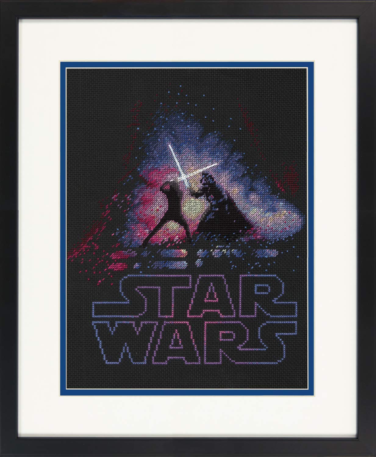 Star Wars Luke Skywalker and Darth Vader Cross Stitch Kit
