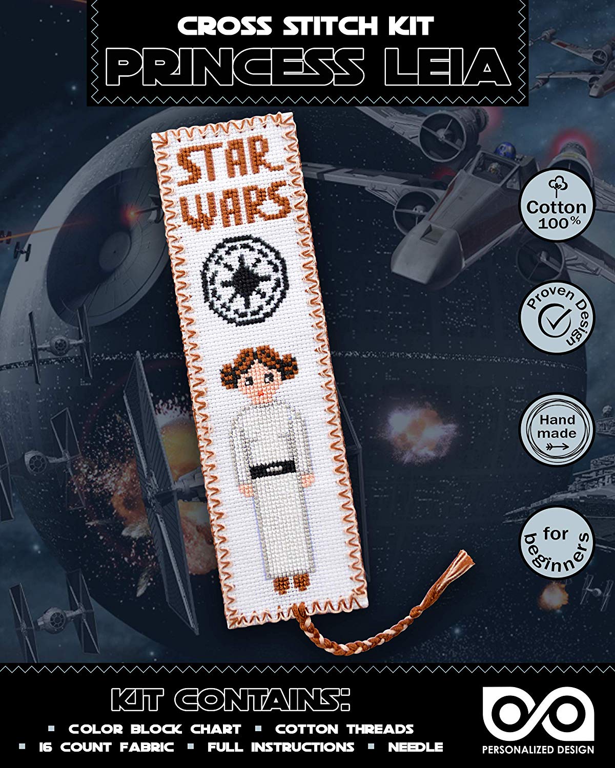Cross Stitch Kits 'Star Wars' Princess Leia