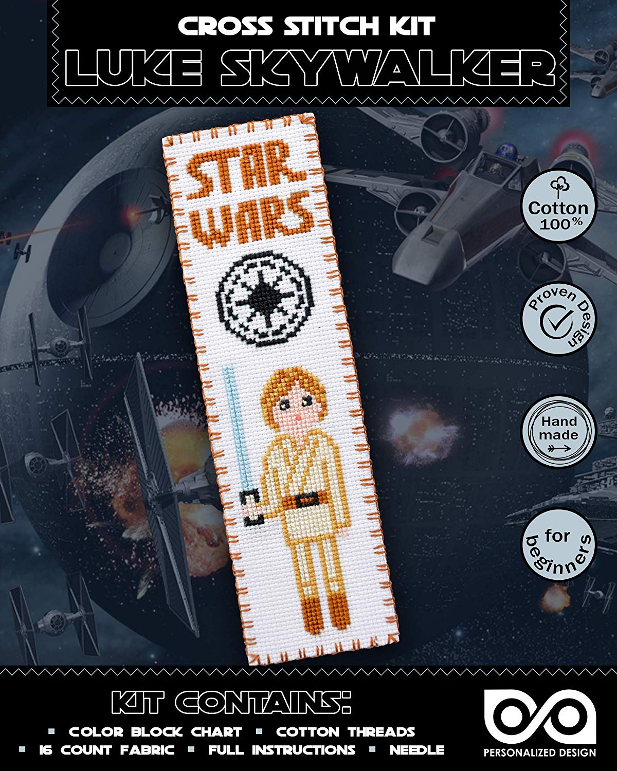 Cross Stitch Kits 'Star Wars' Luke Skywalker