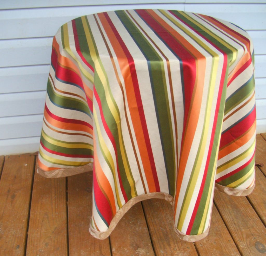 Diy Round Tablecloth Sew Homegrown Diy Round Tablecloth Sew Homegrown