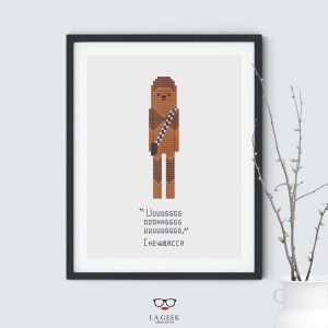 Chewbacca Quote Star Wars Cross Stitch Pattern