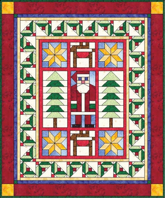 Santa Claus DIY Quilt