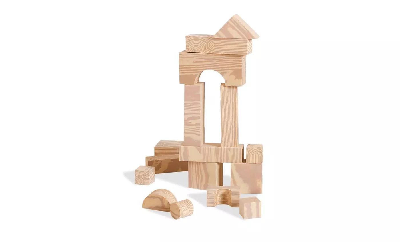 Edushape Wood-like 30 pc Firm Foam Blocks