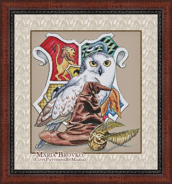 Harry Potter Badge Counted Cross Stitch Kits 17x21 cm Each, 14ct Egyptian  Cotton Floss, Counted Cotton Harry Potter Cross Stitch Kits : :  Home & Kitchen