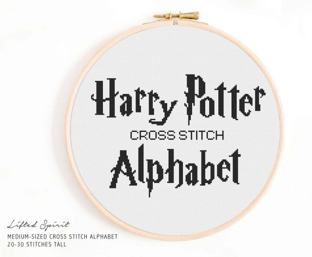 Hedwig cross stitch. Harry Potter cross stitch pattern.