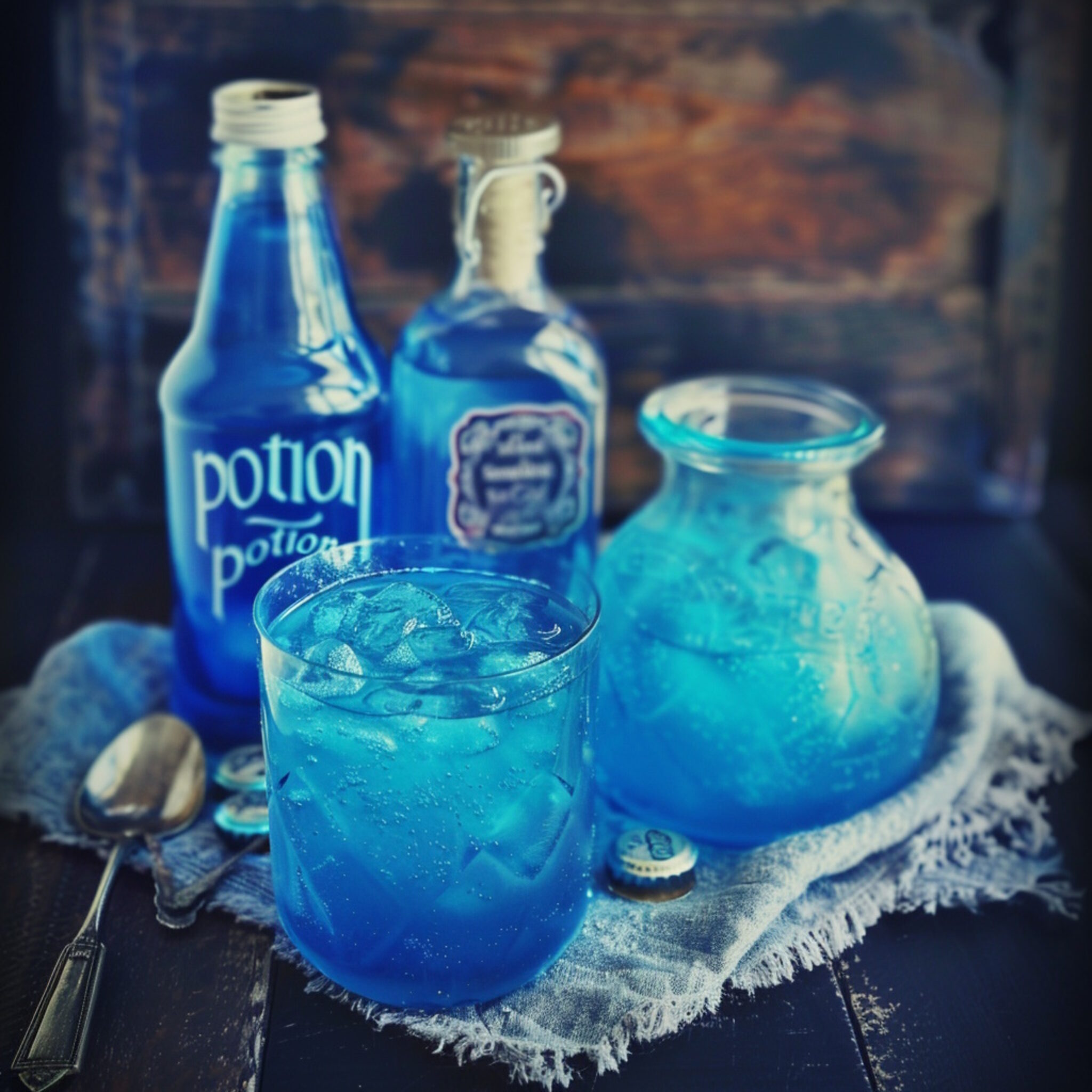 Curated visual reference: Fresh Look at Potion Making Station For A Harry Potter Themed Kids Party