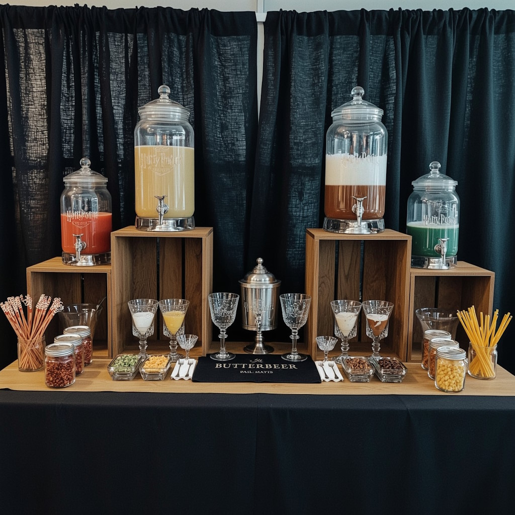 Set Up Your Butterbeer Bar Station