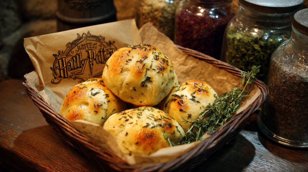 Hufflepuff Herb Bread Rolls