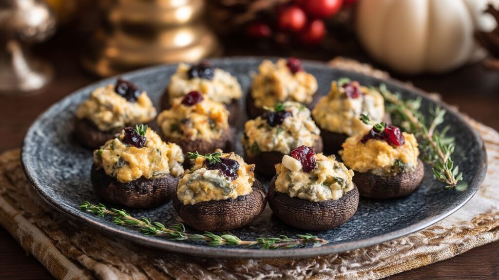 Sorting Hat Stuffed Mushrooms