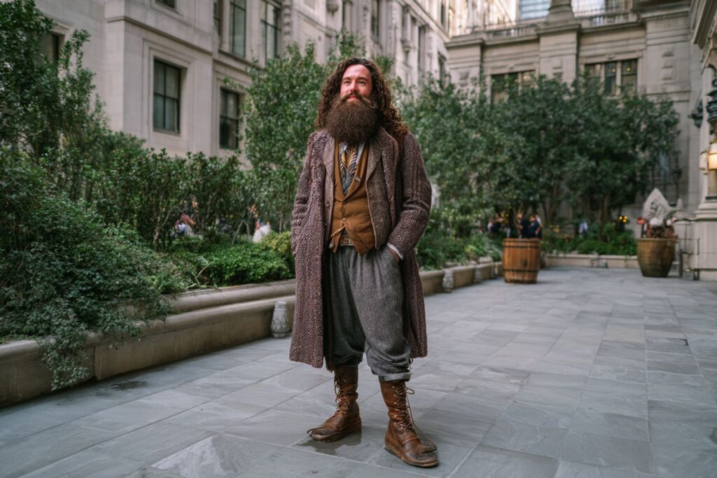 Hagrid costume for Harry Potter party Hagrid costume for Harry Potter party