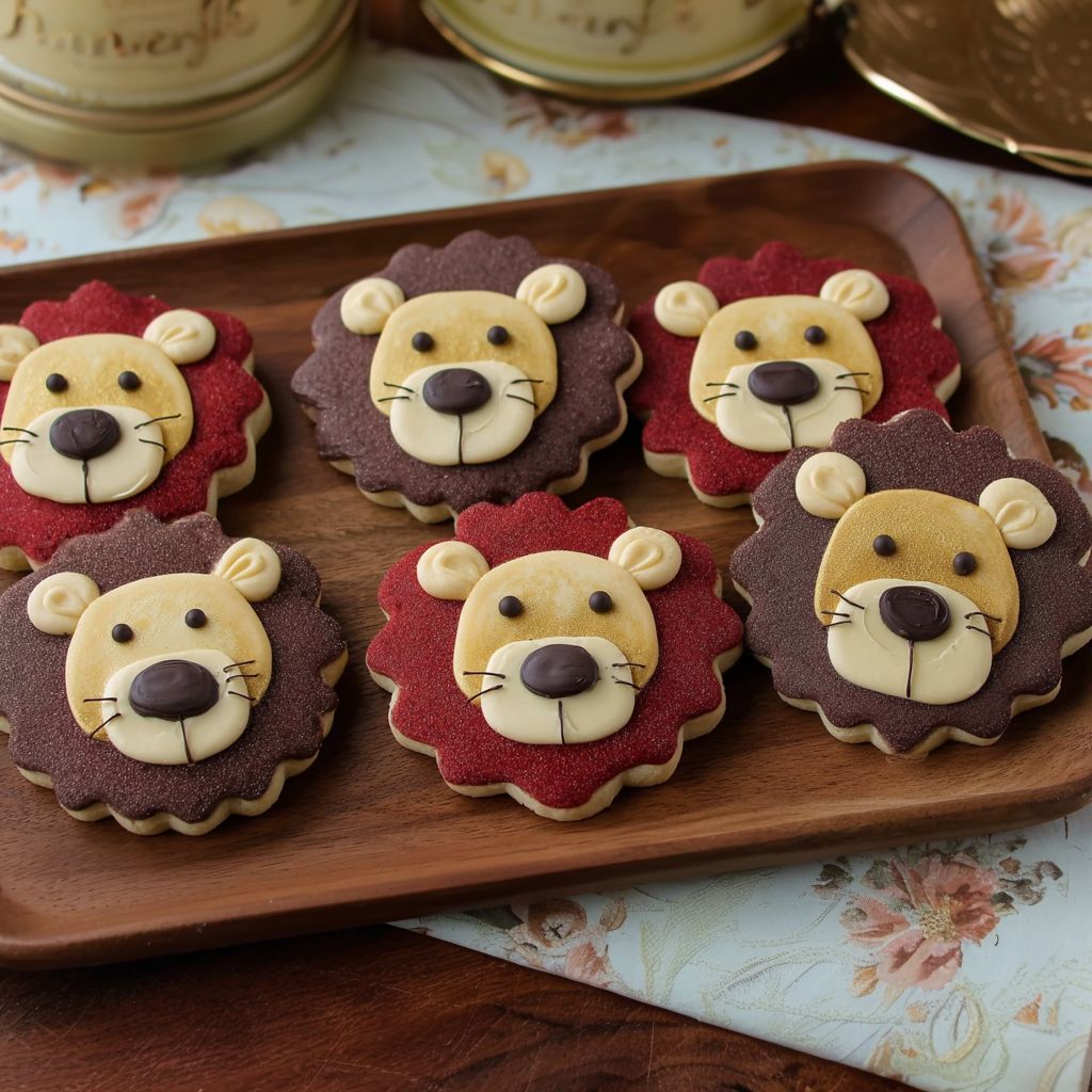 Gryffindor Lions (Decorated Sugar Cookies)