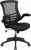 Flash Furniture Mid-Back Black Mesh Swivel Ergonomic Task Office Chair