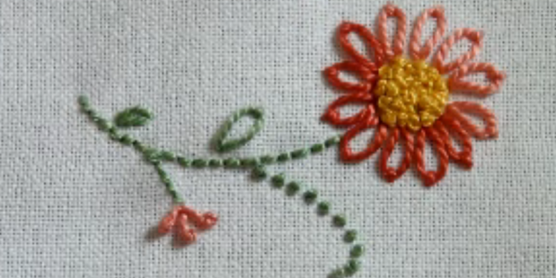 Embroidery Knot Stitch