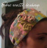 DIY Rosette Headwrap/Earwarmer