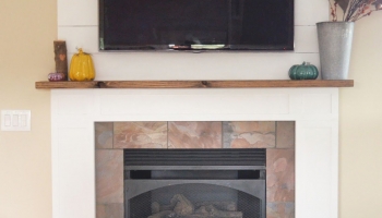 Farmhouse Fireplace Renovation