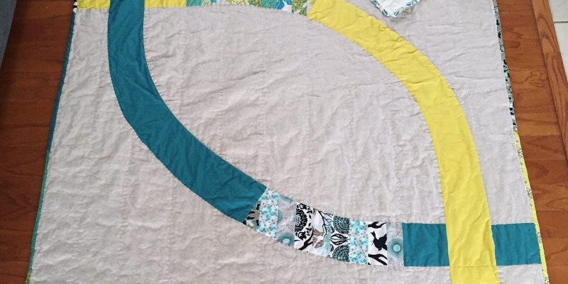 Two Lives Linked: A Modern Wedding Ring Quilt