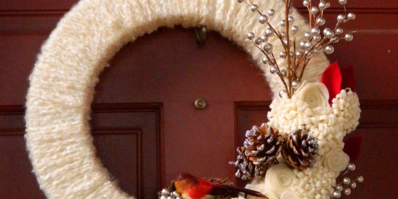 {DIY} Woodland Winter Wreath